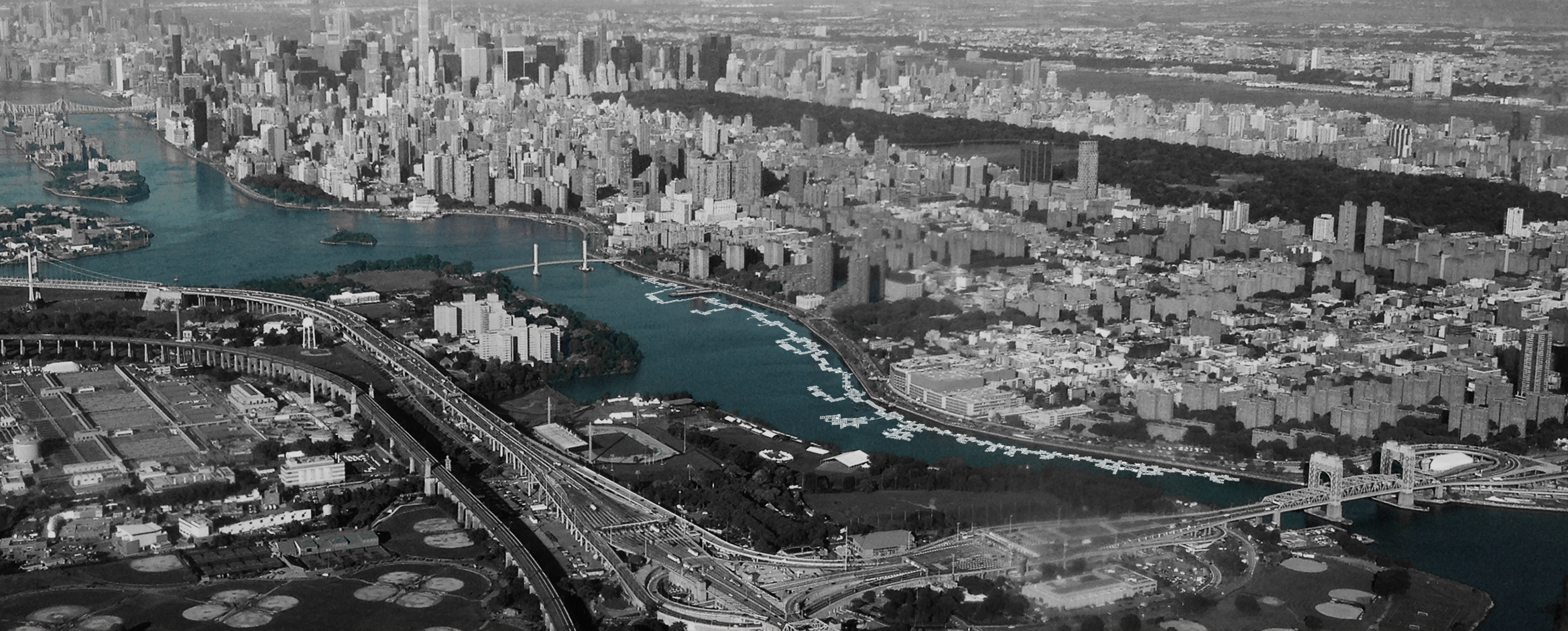 Randalls and Wards Islands — East River site context