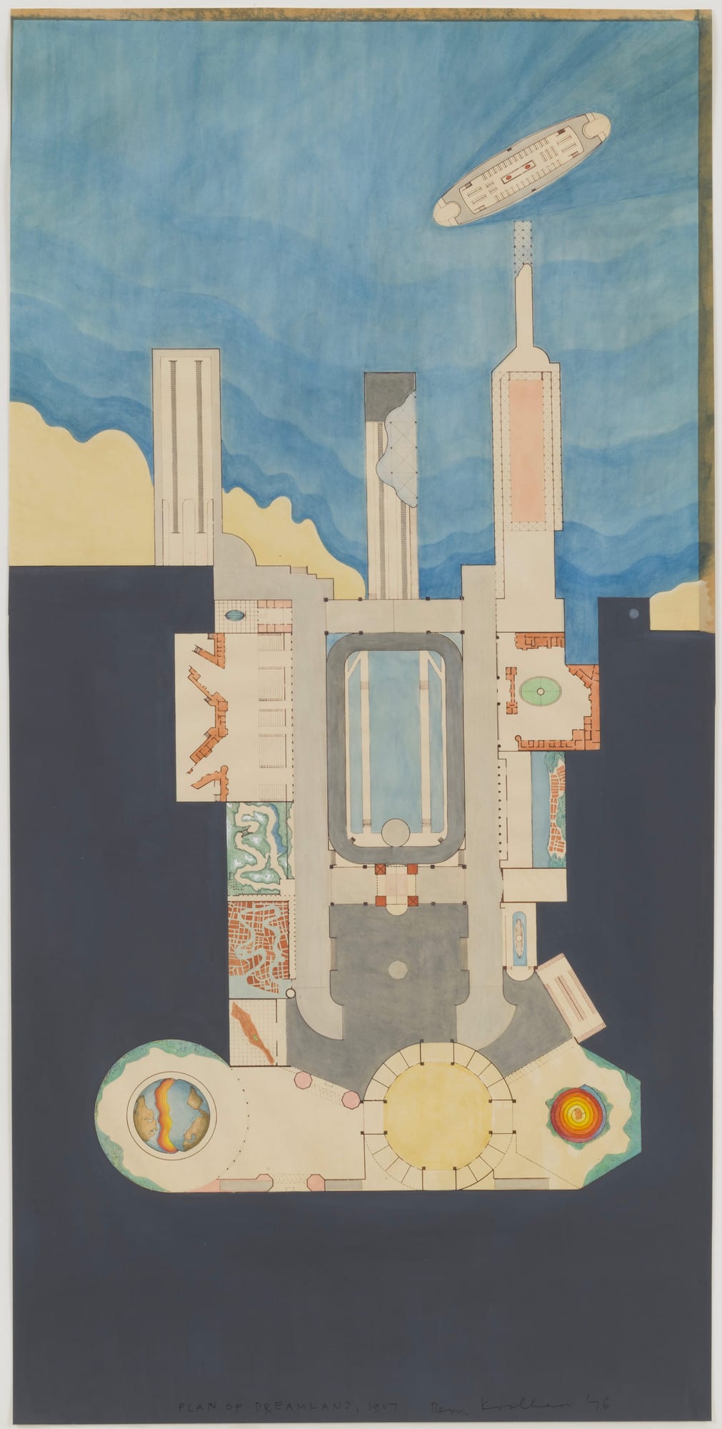 Rem Koolhaas — Dreamland Project, Coney Island, 1976