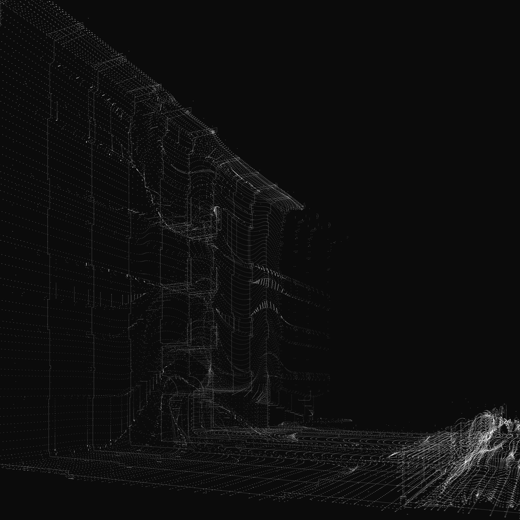 Base — point cloud, scene A
